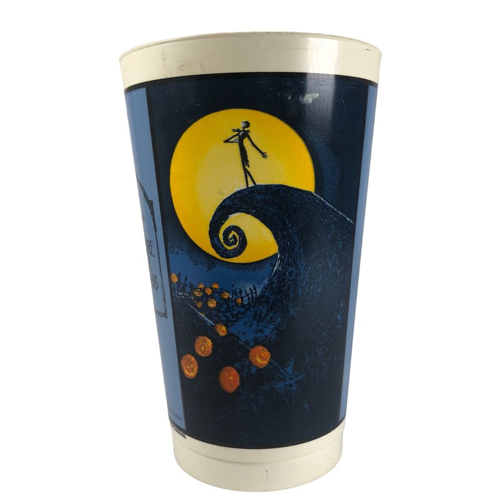 The Nightmare Before Christmas Jack Skellington Plastic Cup Collectible Souvenir
